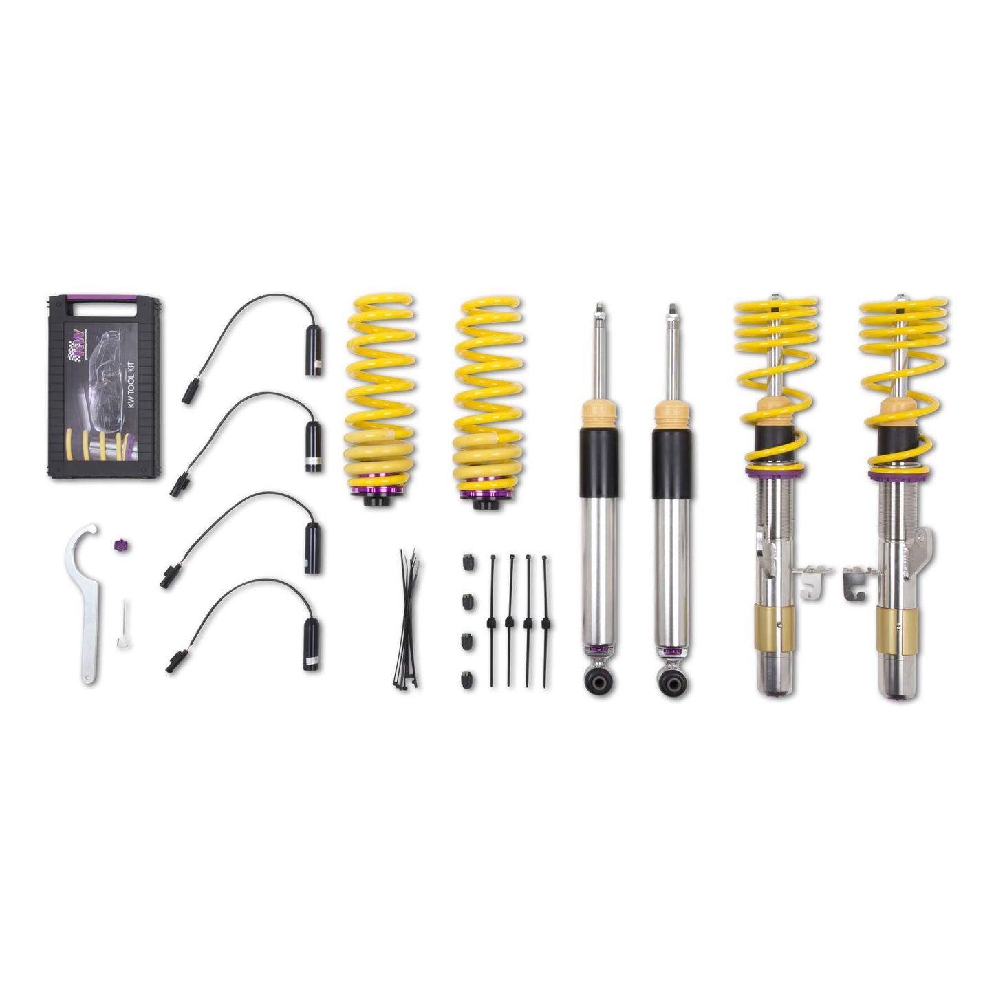 Койловер підвіска V3 inox (включаючи комплект для скасування електронних амортизаторів) — BMW 2 Coupe (F22, F87) 1C, M3, BMW 1 (F20) 1K4, BMW 1 (F21) 1K2, BMW 3 (F30, F80) 3-HY, 3L, M3, M3 GTS, BMW 4 Coupe (F32, F82) 3C, M3, M3 GTS (114 d…430 i)