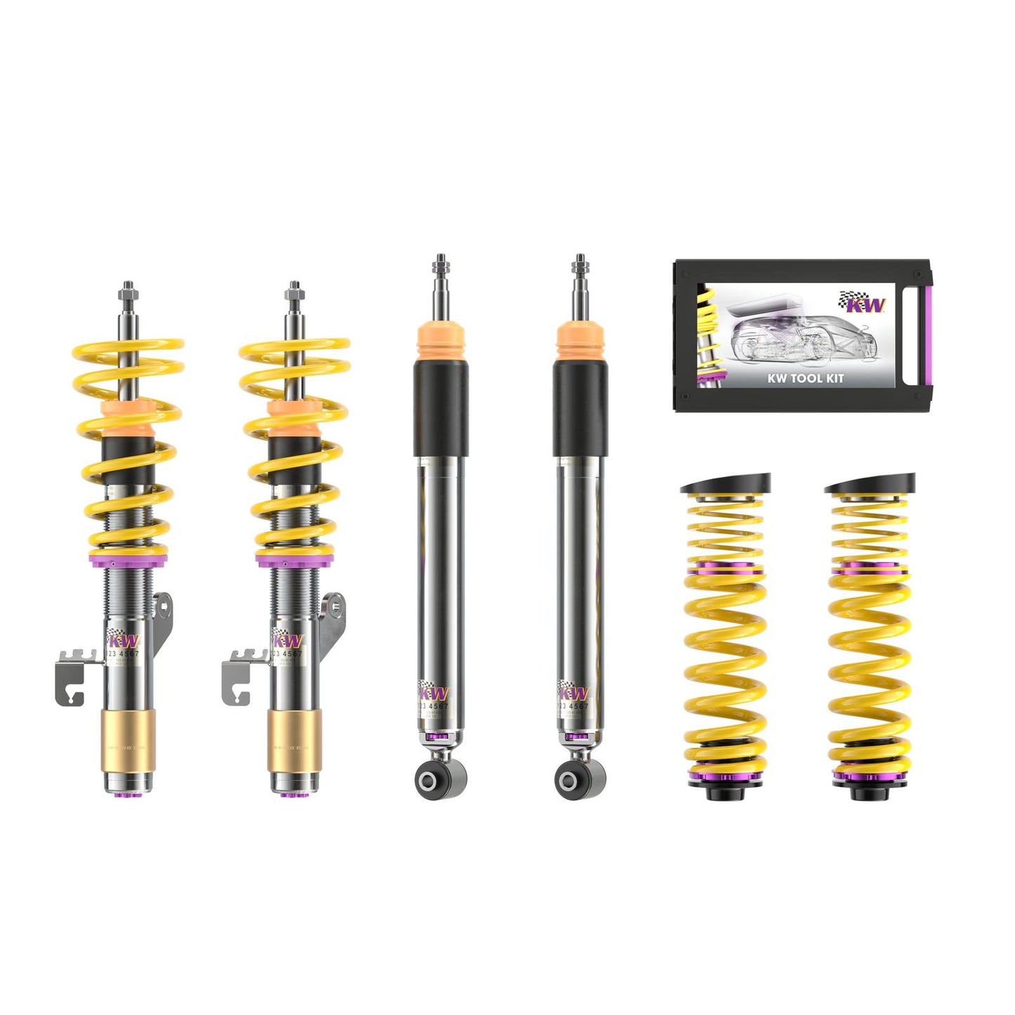 Койловерна підвіска V3 inox — BMW 2 Coupe (F22, F87) 1C, M3, BMW 1 (F20) 1K4, BMW 2 Convertible (F23) 1C, BMW 1 (F21) 1K2 (228 i xDrive…M 240 i xDrive)