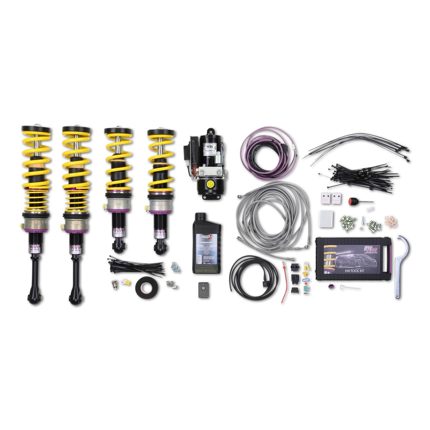 Комплект койловера V3 з. Гідравлічна підйомна система HLS 4 — LAMBORGHINI GALLARDO (140) (5.0, 5.0 Superleggera)