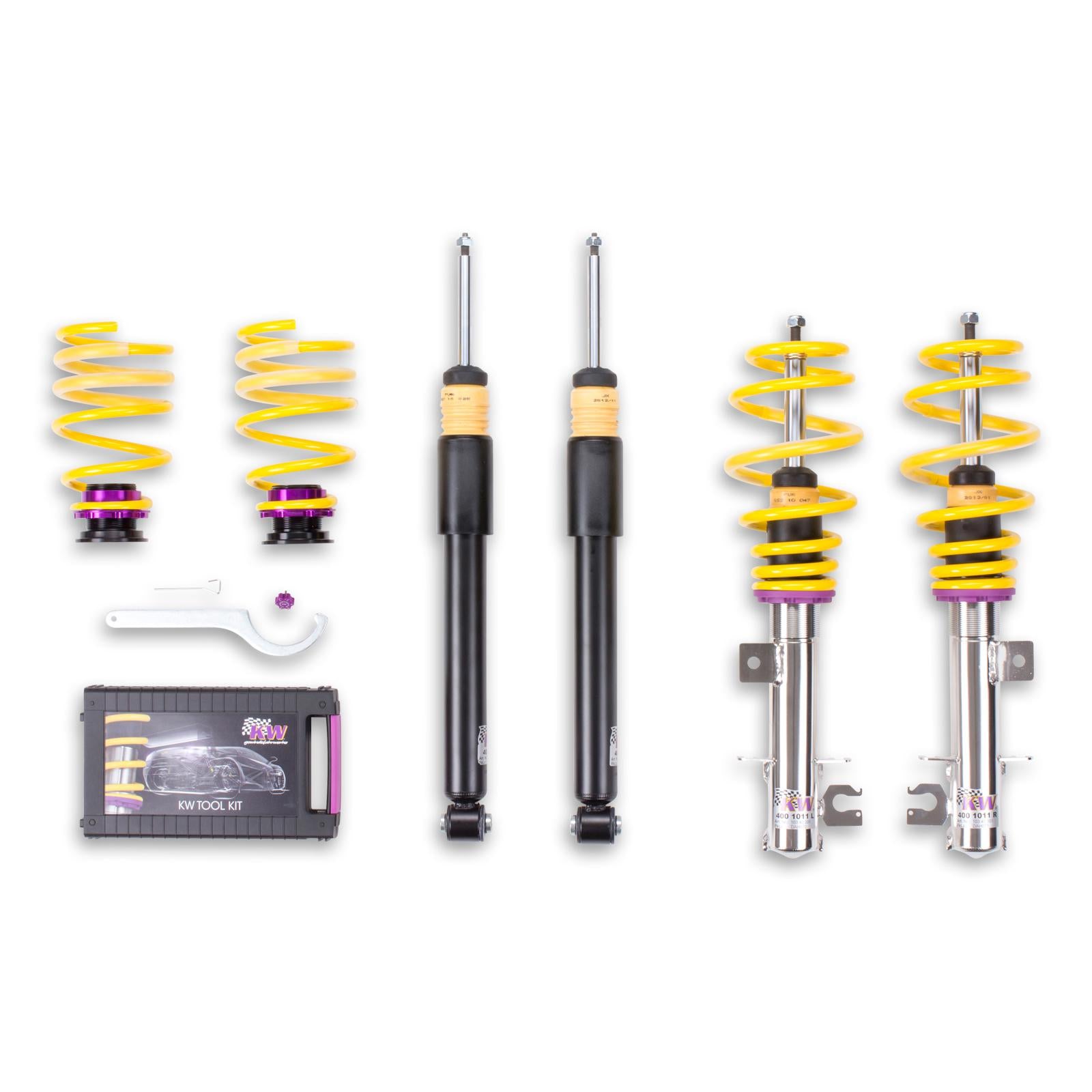 Койловер підвіски V1 inox — FIAT GRANDE PUNTO (199_), FIAT PUNTO EVO (199_), FIAT PUNTO (199_), OPEL ADAM (M13) S-D, OPEL CORSA E (X15, S-D) (0.9…1.4 S)