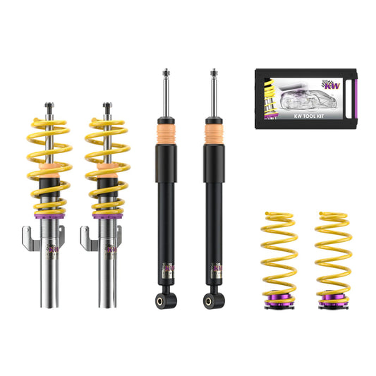 Койловер підвіски V1 inox — AUDI A1 Sportback (GB) GBA, SKODA SCALA (NW), VW POLO VI (AW, AW1, BZ1) (1.0 TSI…GTI)