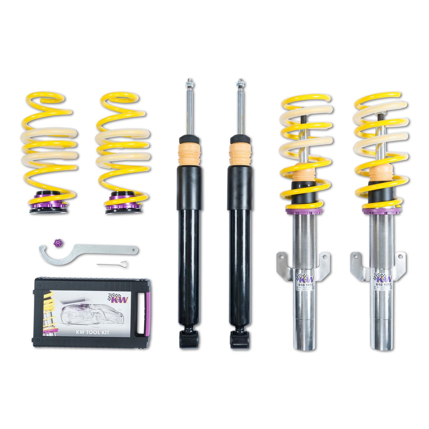 Койловер підвіски V1 inox — SEAT ARONA (KJ7, KJP), SKODA KAMIQ (NW4), VW T-CROSS (C1) (1.0 TSI…1.6 TDi)