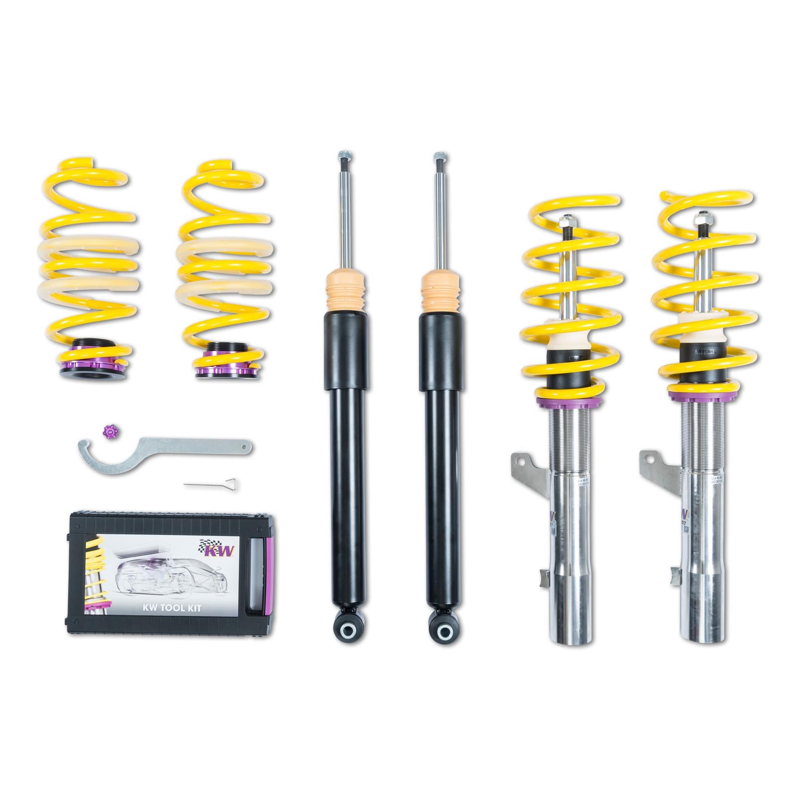 Койловер підвіски V1 inox — VW GOLF VII (5G1, BQ1, BE1, BE2, AU) (2.0 R 360S 4motion, 2.0 R 4motion)