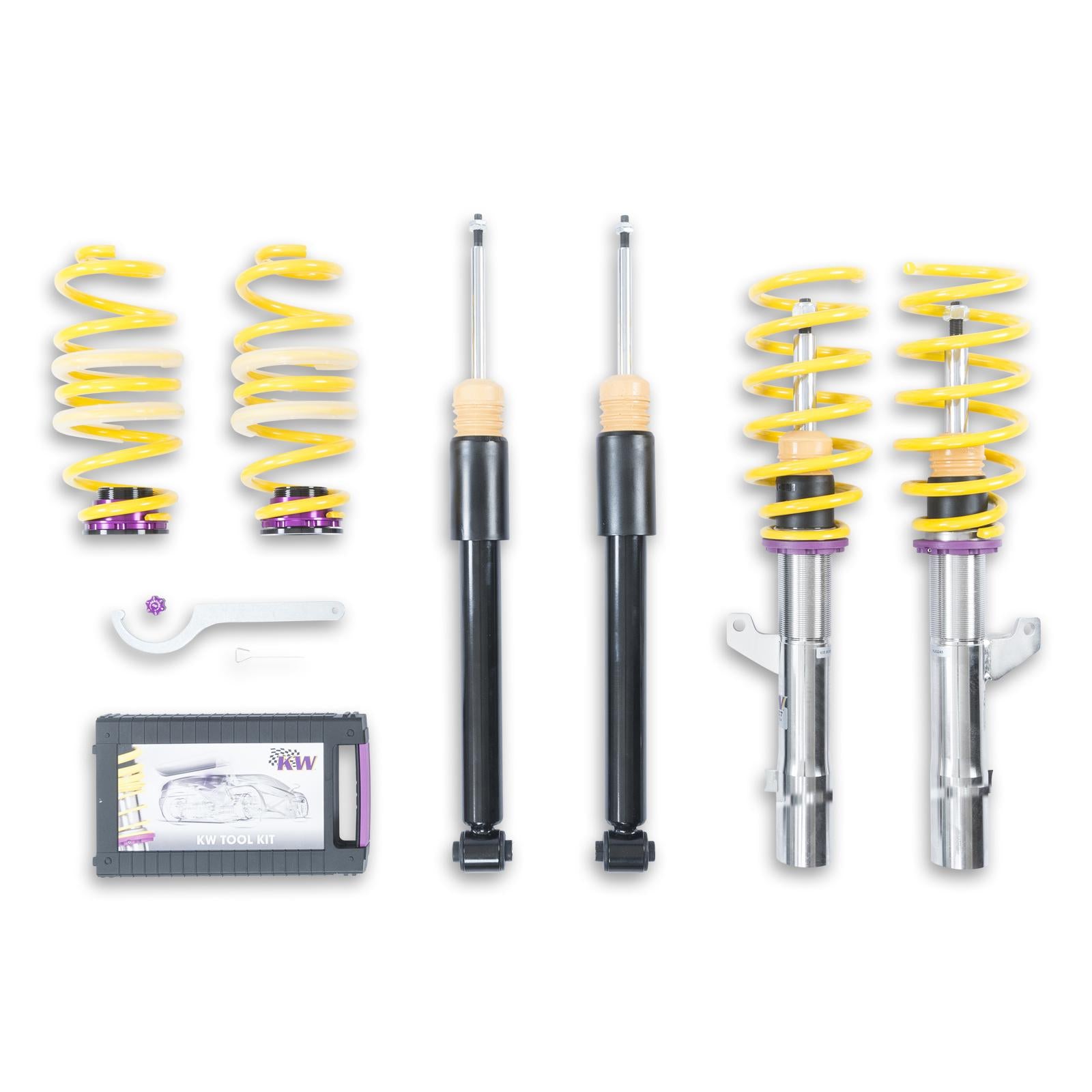 Койловерна підвіска V2 inox — SEAT LEON SC (5F5), SEAT LEON (5F1), VW GOLF VII (5G1, BQ1, BE1, BE2, AU) (1.0 TSI…2.0 TSI)