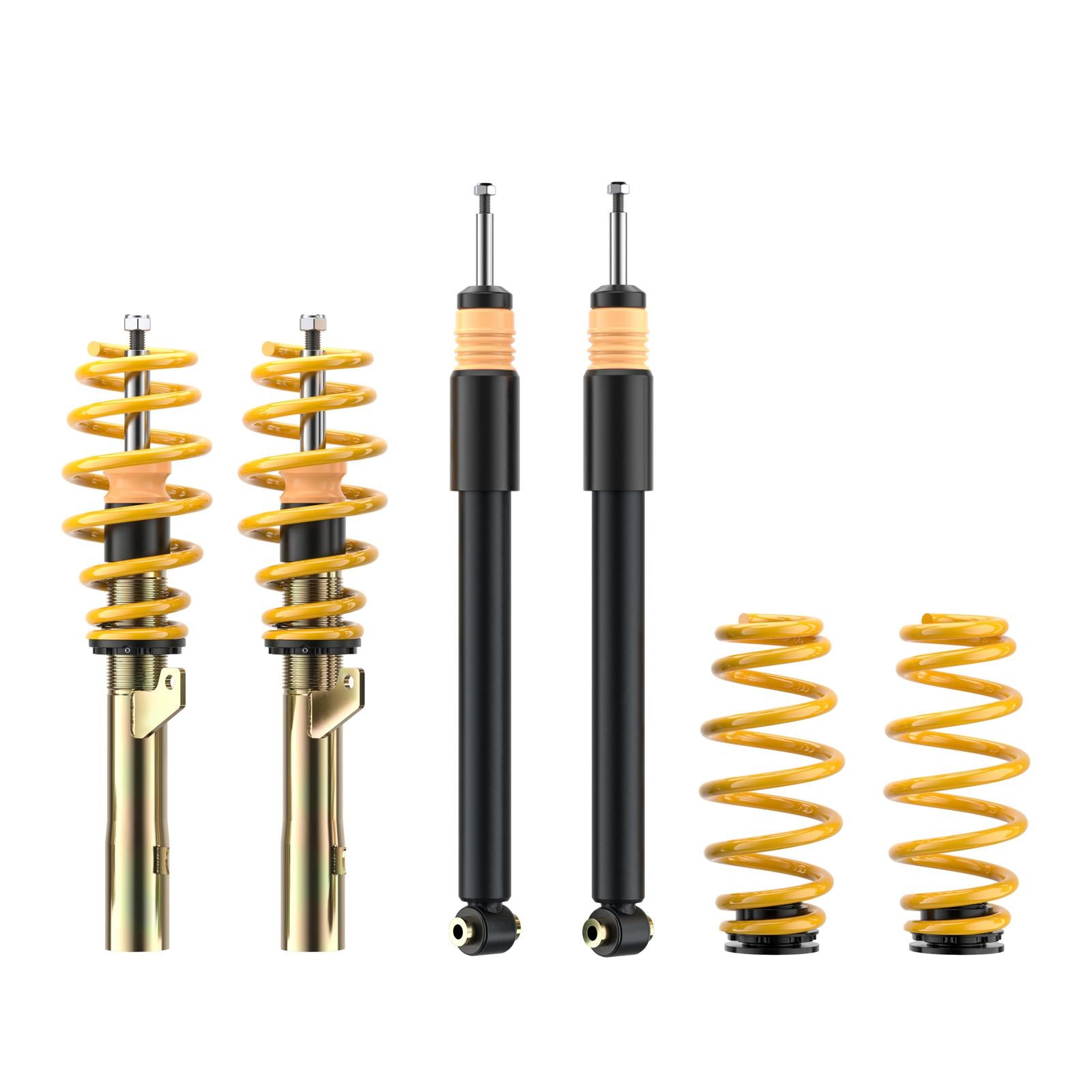 Койловери ST X оцинкована сталь (з фіксованим демпфуванням) — CUPRA LEON (KL1, KU1, KUG), SEAT LEON (KL1, KLG), VW GOLF VIII (CD1, DA1) (2.0 TDI…2.0 TSI VZ)