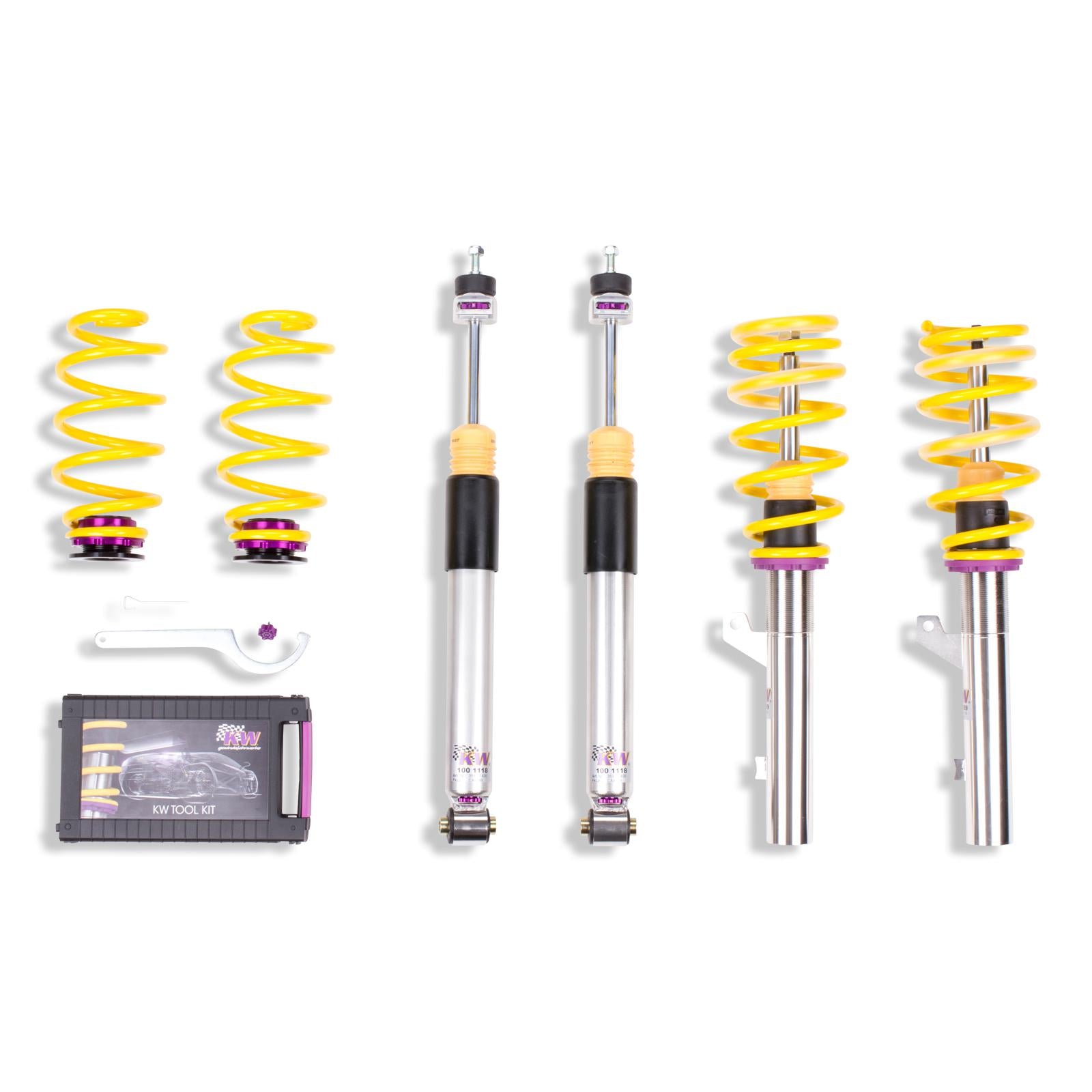 Койловерна підвіска V3 inox — AUDI A3 (8V) 8V1, 8VK, AUDI A3 Saloon (8V) 8VS, 8VM, AUDI A3 Sportback (8V) 8VA, 8VF (1.2 TFSI…40 TFSI) [3521000G]
