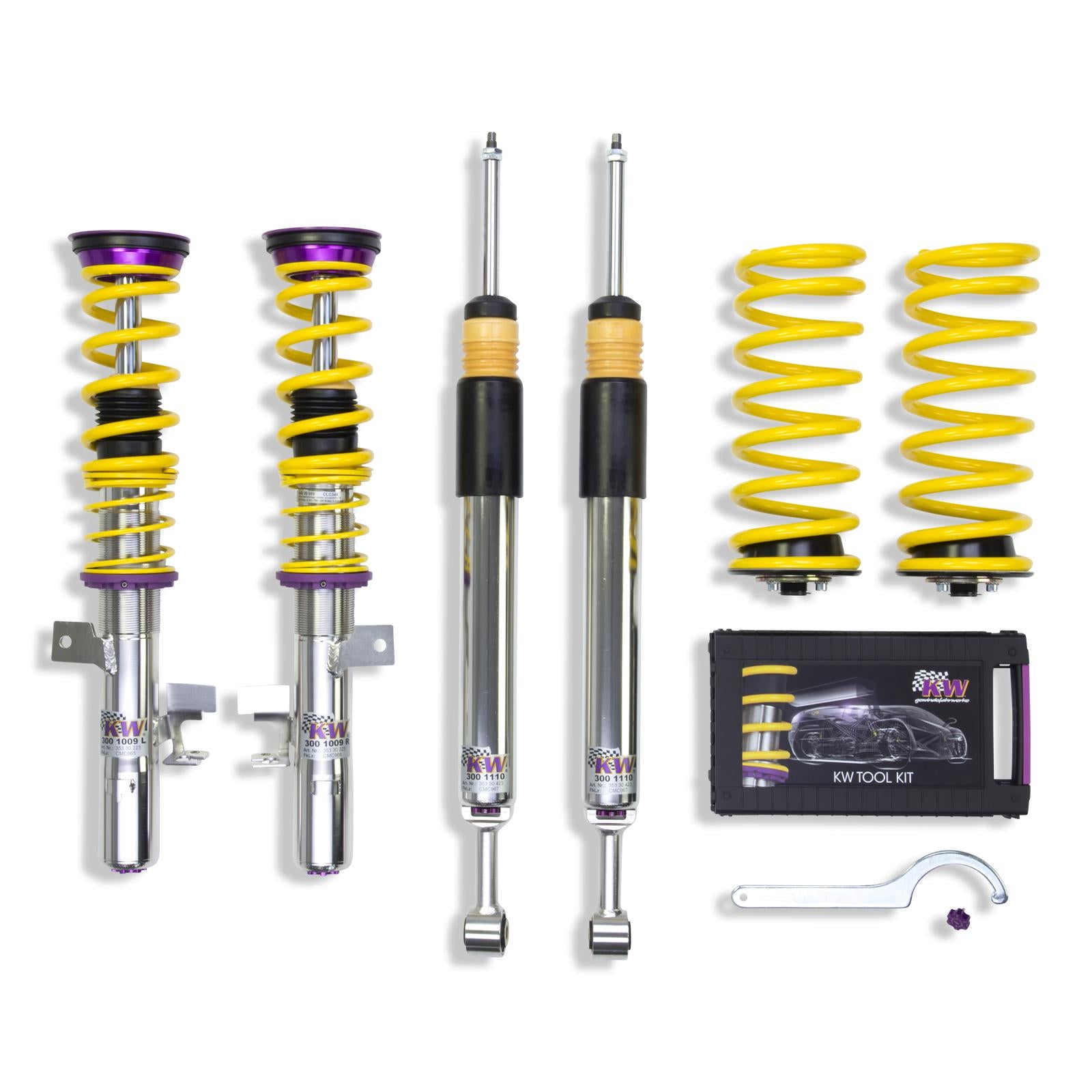 Койловерна підвіска V3 inox — FORD FOCUS III (DYB_), FORD FOCUS III Saloon (DYB), VOLVO V40 Hatchback (525, 526, M) (1.5 EcoBoost…T5)