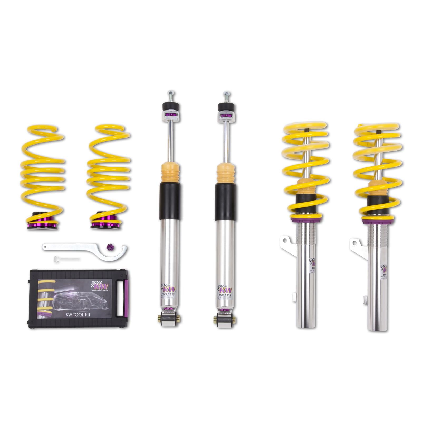Койловерна підвіска V3 inox — SEAT LEON SC (5F5), SEAT LEON (5F1), VW GOLF VII (5G1, BQ1, BE1, BE2, AU) (1.4 TSI…2.0 TSI)