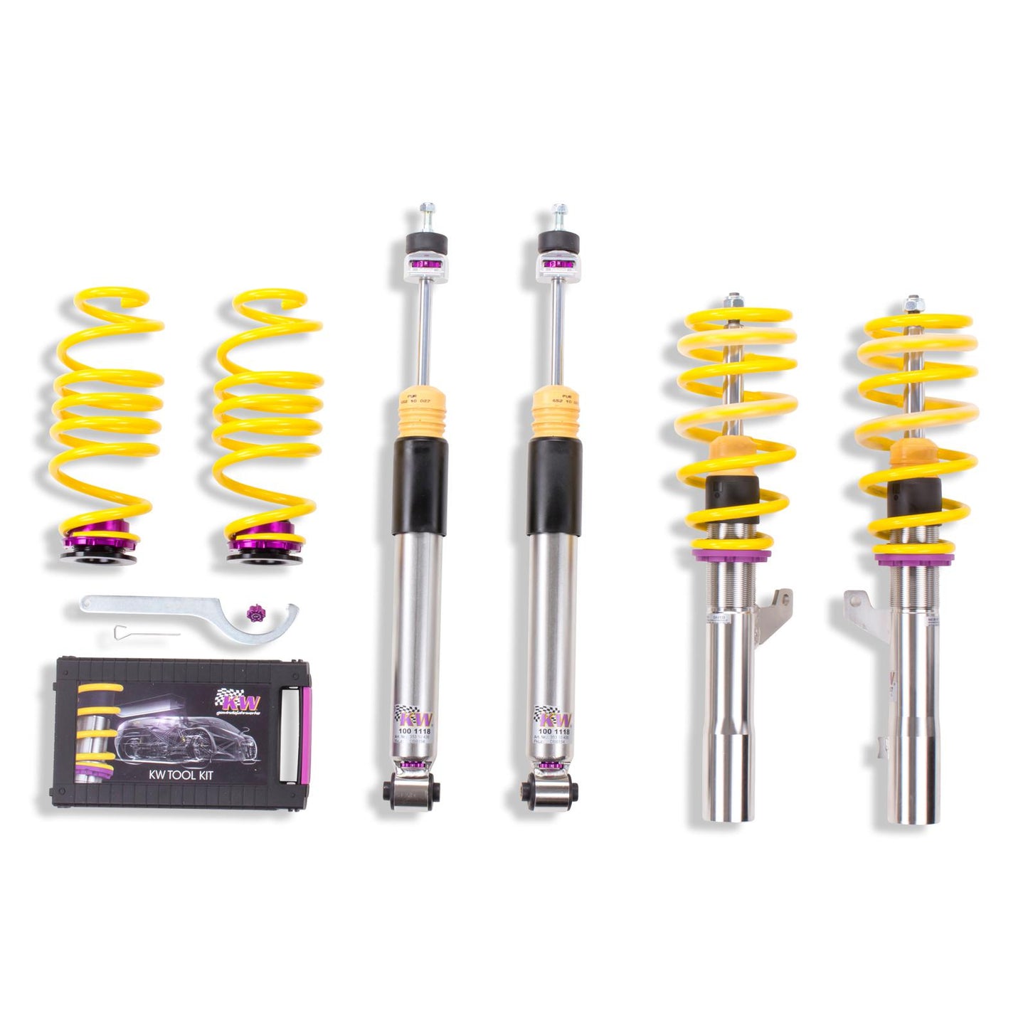 Койловерна підвіска V3 inox — SEAT LEON SC (5F5), SEAT LEON (5F1), VW GOLF VII (5G1, BQ1, BE1, BE2, AU) (1.0 TSI…2.0 TSI)
