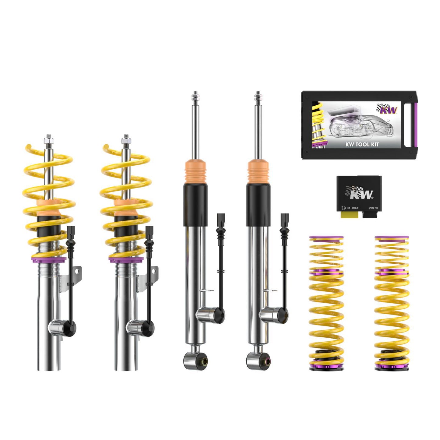 DDC - ECU койловери inox — AUDI A3 Saloon